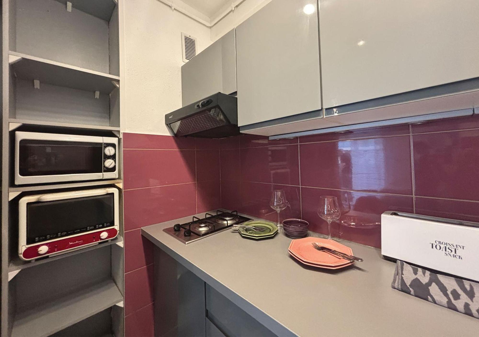 Charming Studio In Nice 2-Min Walk To The Sea Bagian luar foto