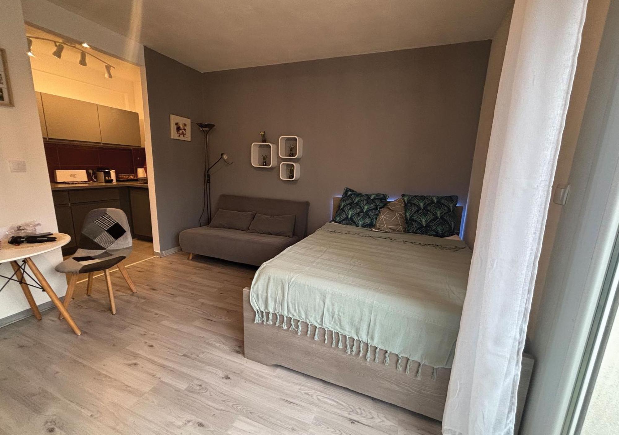 Charming Studio In Nice 2-Min Walk To The Sea Bagian luar foto